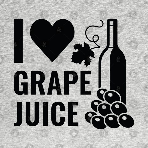 I Love Grape Juice by LuckyFoxDesigns